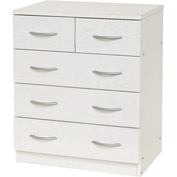 チェスト ハイチェスト 幅80 6段 箪笥 タンス ホワイト エナメル塗装