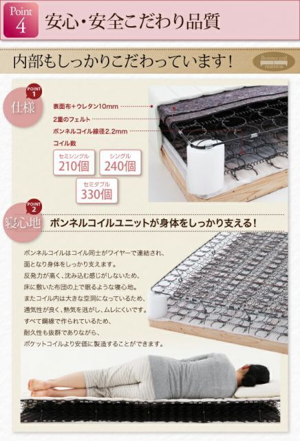 セミシングル ショート丈