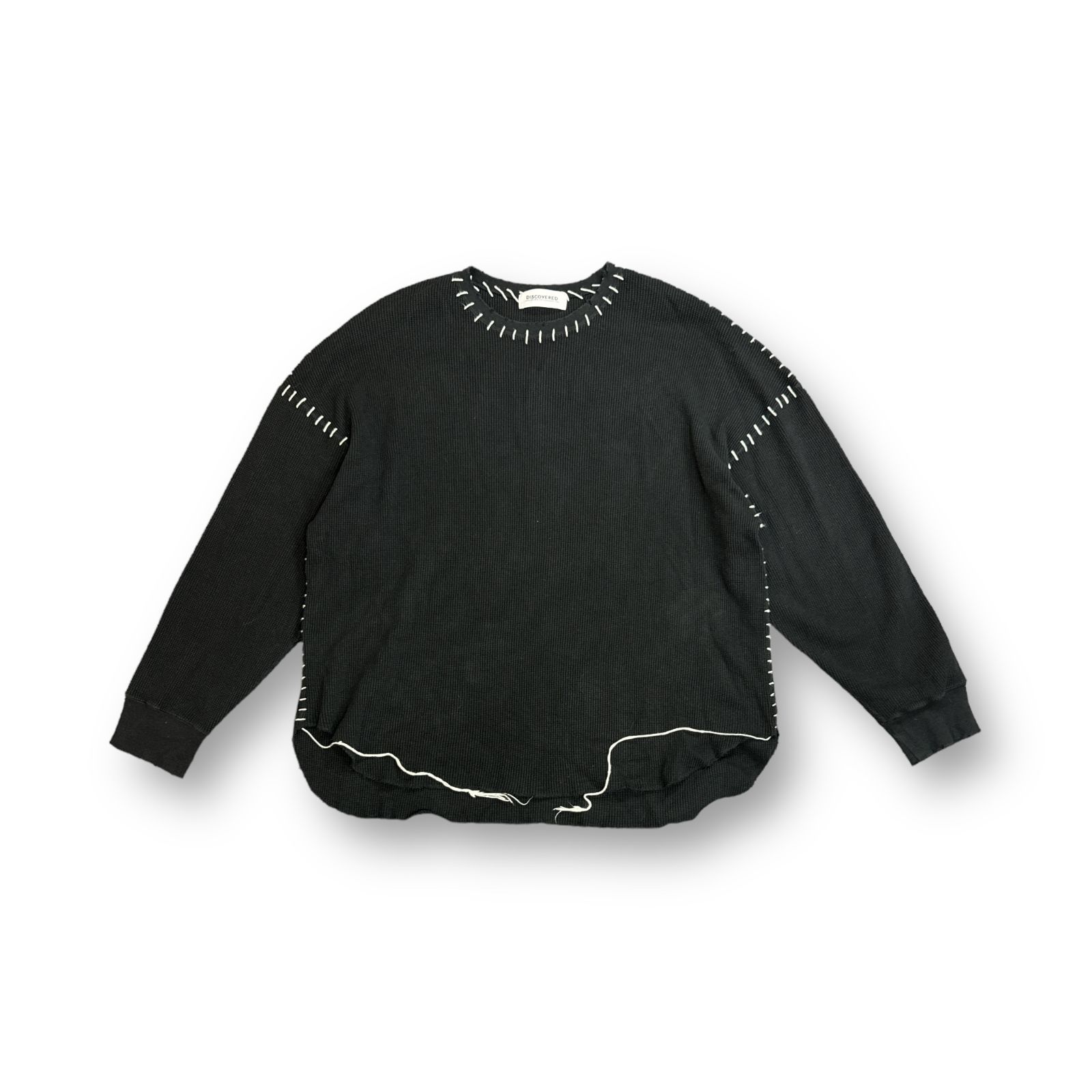 DISCOVERED 22AW DAMAGE WAFFLE CUTSEWN ダメージ ワッフル カットソー 