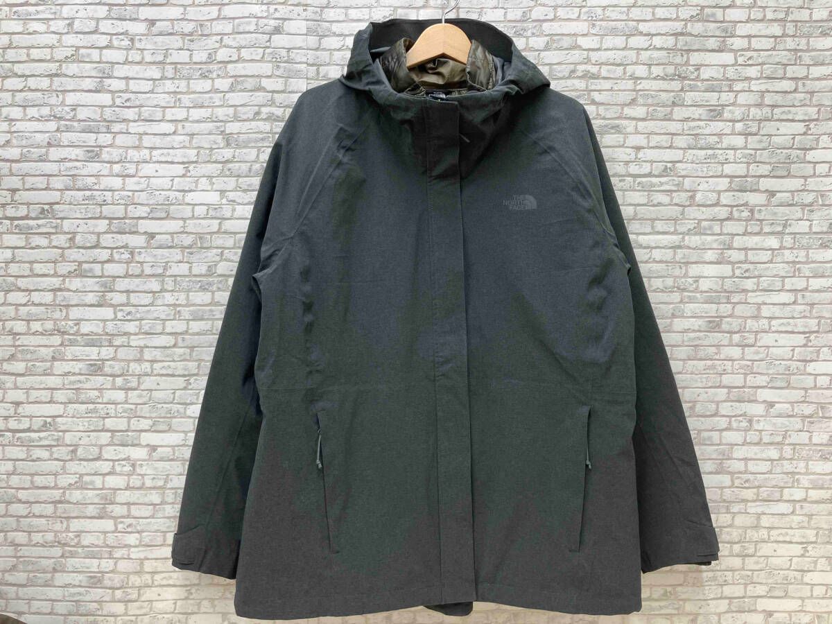 THE NORTH FACE ザノースフェイス Women s Thermoball Eco Triclimate Jacket NF0A3SR3 マウンテンパーカー XXL グレー×カーキ