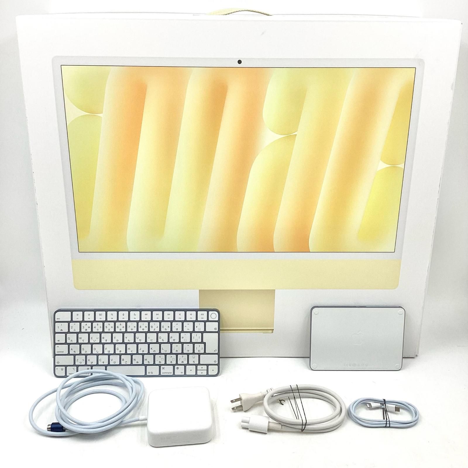 美品 iMac 24インチ M1 8コア 256GB ブルー - メルカリ