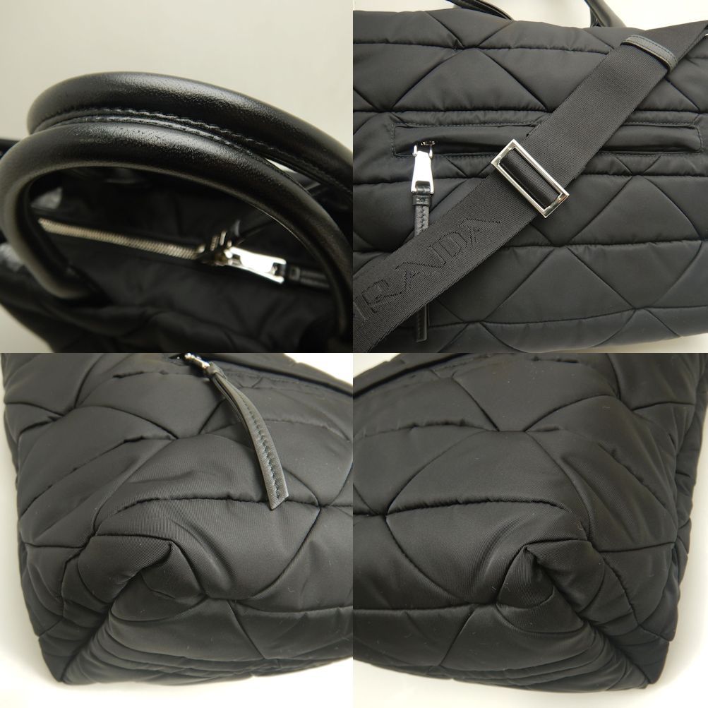 PRADA プラダ キルティングトート 1BG435 トートバッグ テスート