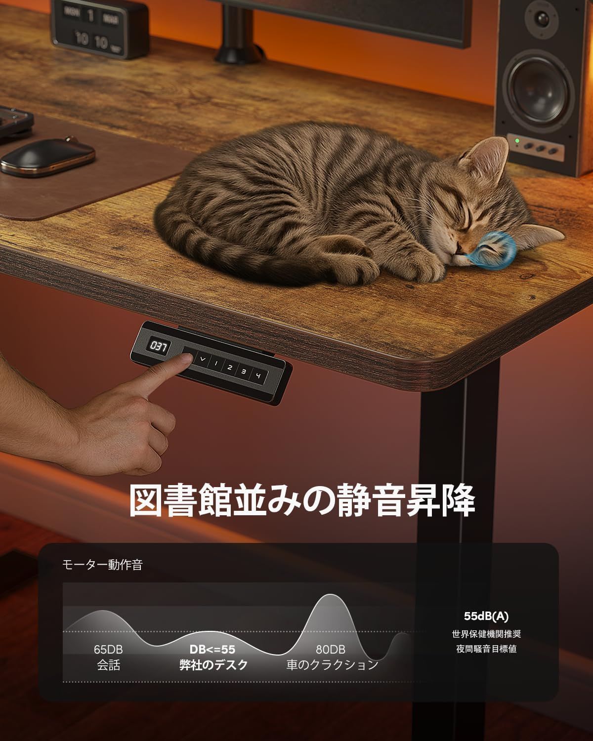 オフィスワーク スタンドpc机