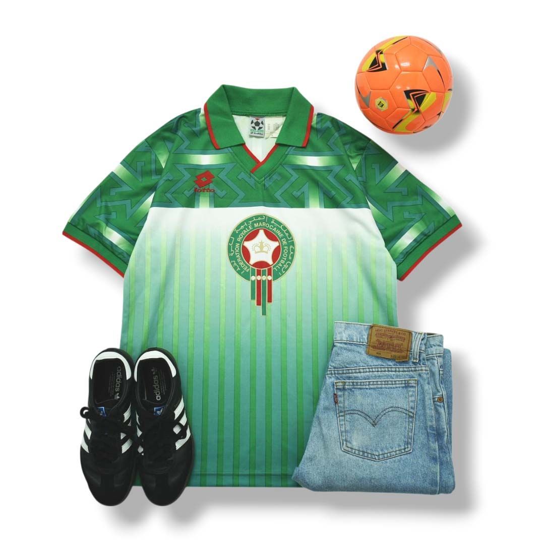希少】 イタリア製 90s ヴィンテージ ロット Lotto モロッコ代表