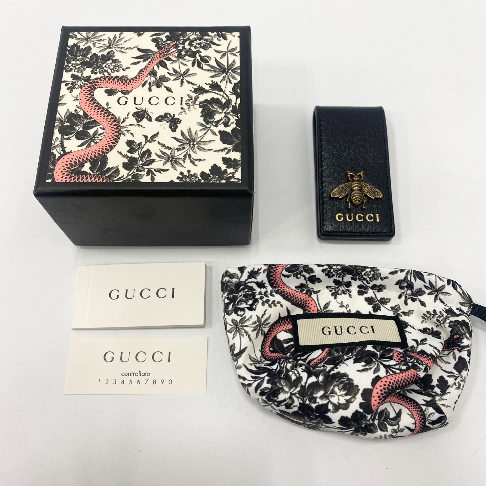 GUCCI／アニマリエ／マネークリップ／蜂／ビー GUCCI グッチ アニマリエ メタルビー BEE ハチ 蜂