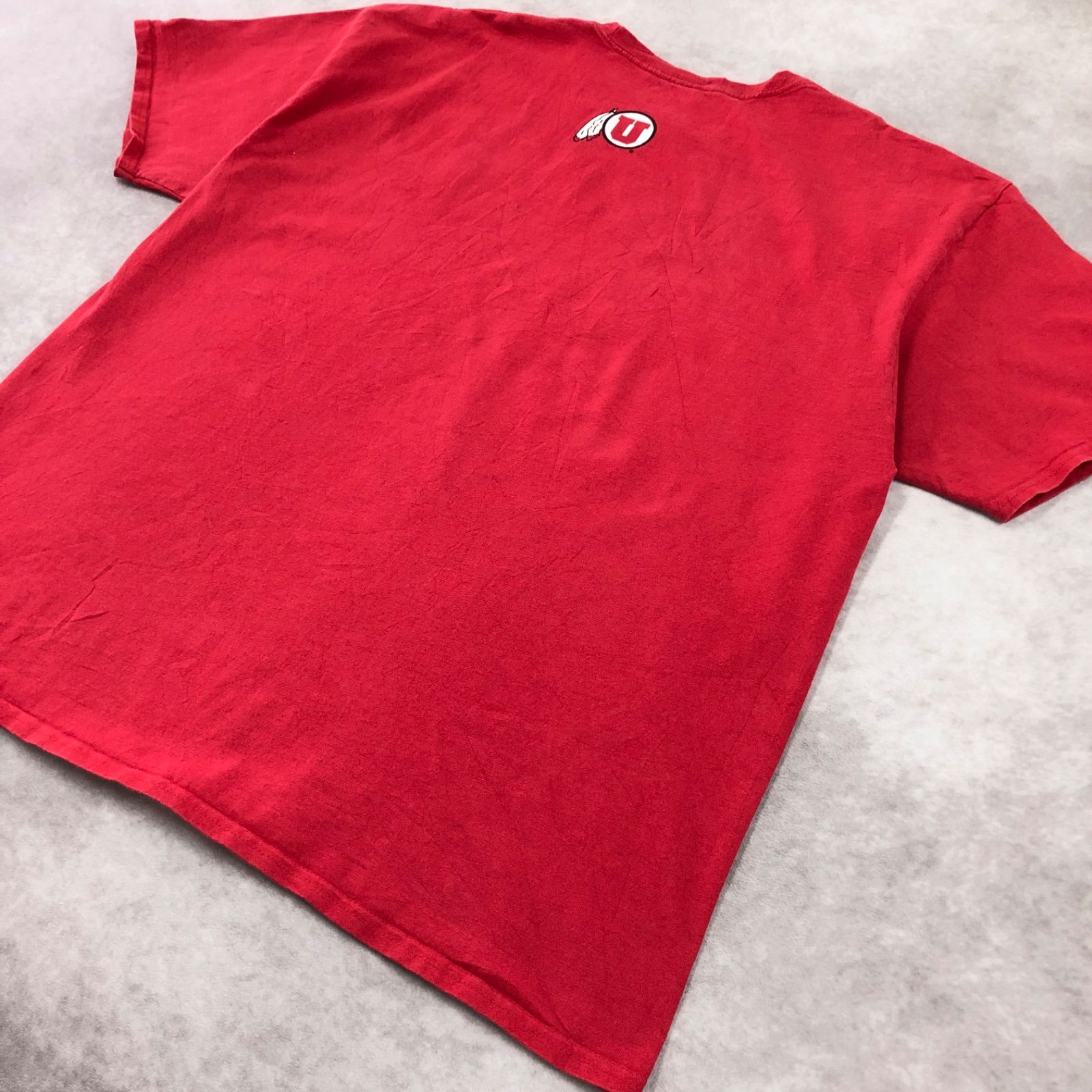 Champion チャンピオン Tシャツ 半袖 古着 USED Vintage ヴィンテージ アメカジ プリント ワッペン UTAH UTES ユタ・ユーツ・フットボール スポーツ チームロゴ