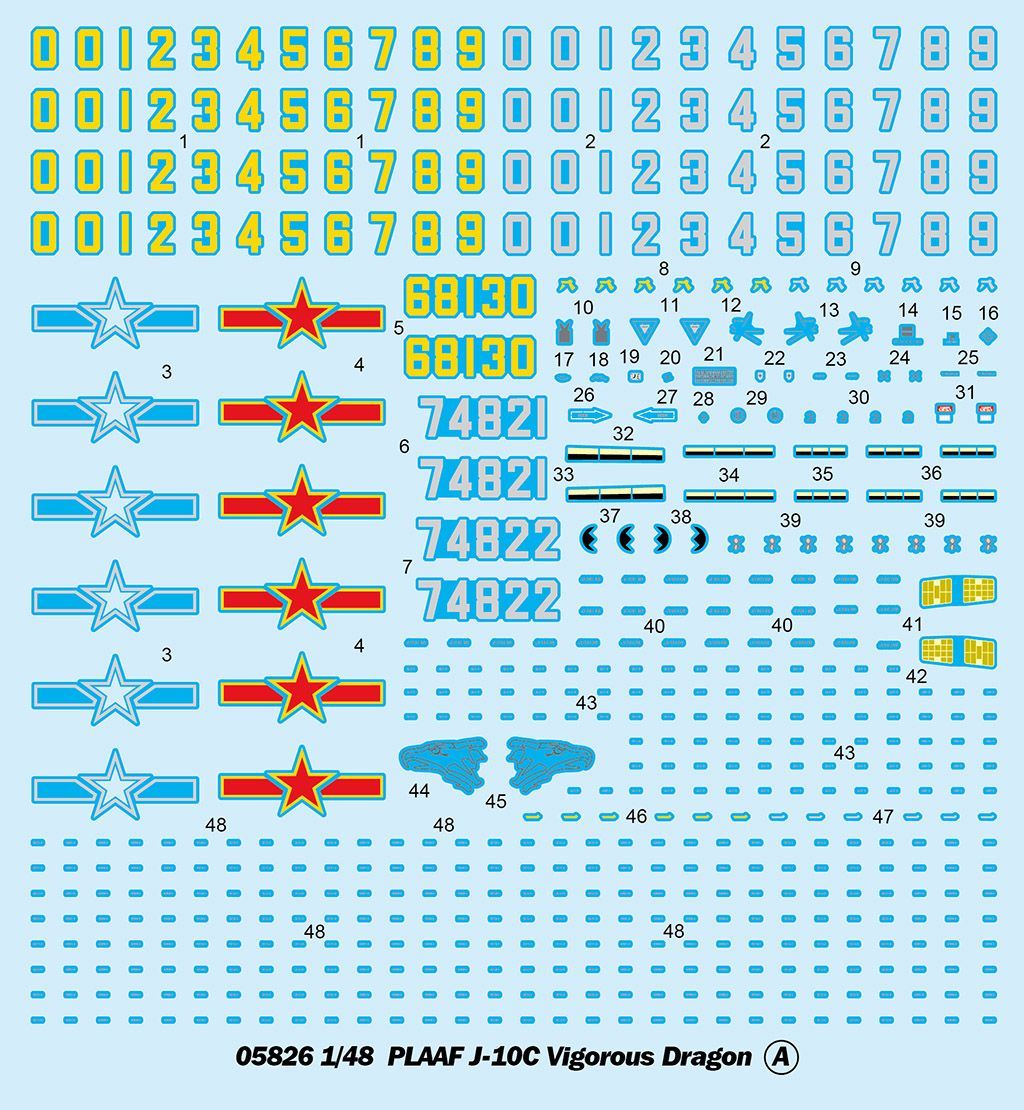 【新品】トランペッター Trumpeter 05826 1/48 人民解放軍 J-10C “猛龍” 多用途戦闘機