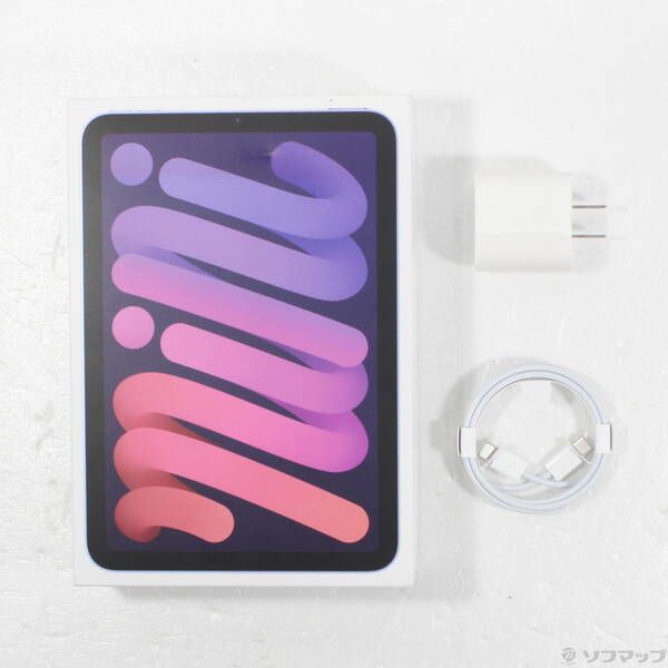 【即購入OK！】iPad mini6 64GBパープル 最大容量100% iPad mini 6 Wi-Fi 64GB - パープル [整備済製品] - 教育