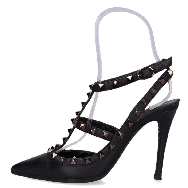 ヴァレンティノガラヴァーニ ロックスタッズストラップピンヒール
