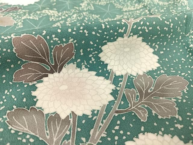 平和屋着物○訪問着 作家物 枝菊 蒔糊散らし 金彩 正絹 逸品  