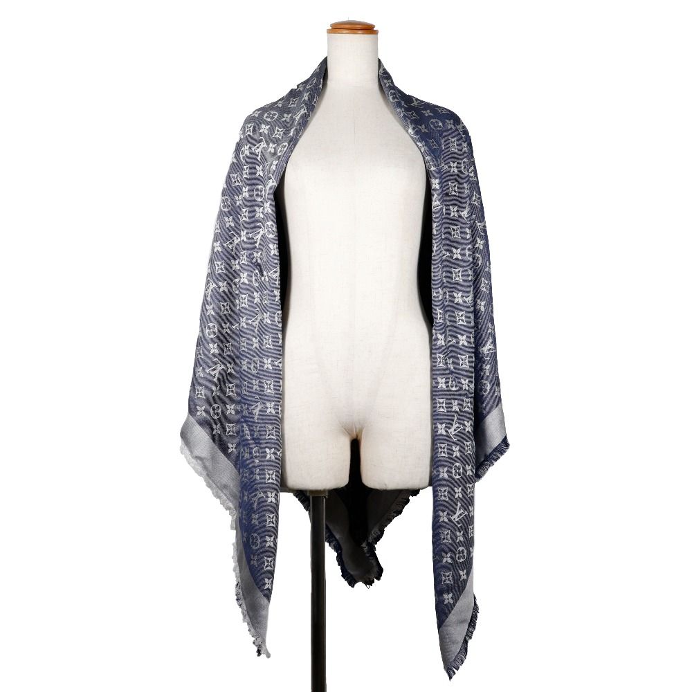 LOUIS VUITTON】ルイ・ヴィトン ショール・モノグラム デニム ストール