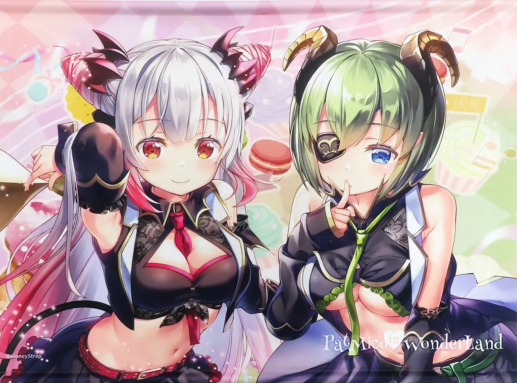 中古】タペストリー 周防パトラ＆堰代ミコ 描き下ろしビッグ