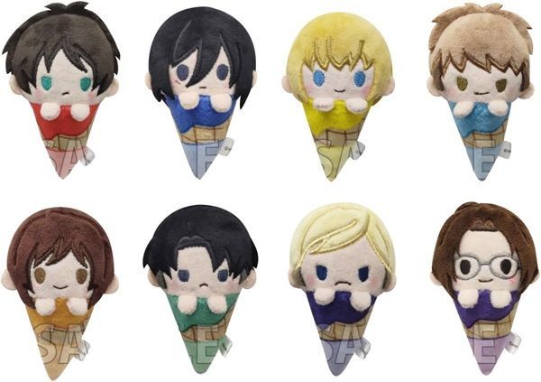 進撃の巨人　アイスたぴぬいBOX全8種 進撃の巨人』 アイスたぴぬい【BOX】【予約】 | 進撃の巨人