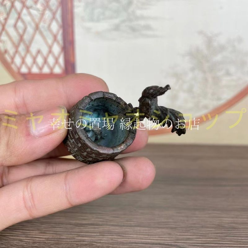 金運 　置物　小物　インテリア　縁起招福　ひょっとこ　昭和レトロ 福助人形 貯金箱 置物 昭和レトロ 骨董品 縁起物 商売繁盛 開運