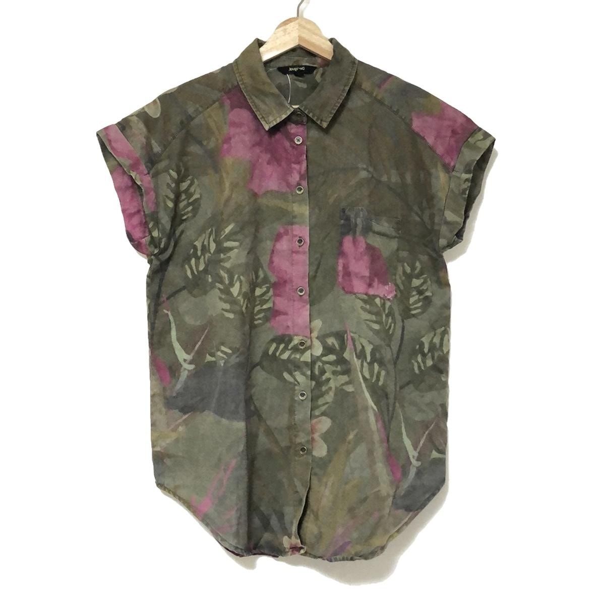 ♦Desigual ♦（Ｓ） デザインシャツ・ブラウス　ペーズリー柄　未使用品◉ ♢Desigual ♢（S） デザインシャツ・ブラウス ペーズリー柄 未