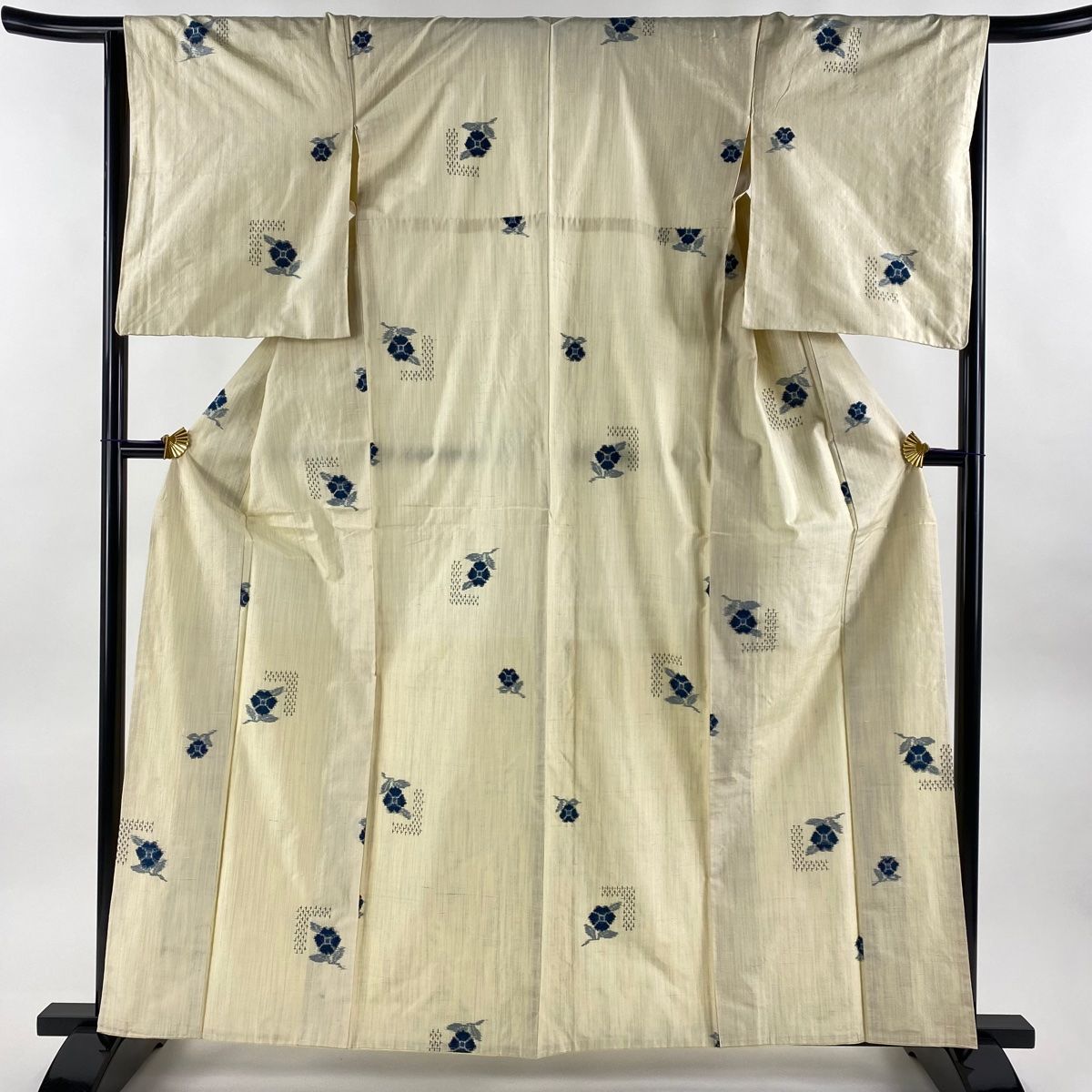 紬 身丈163.5cm 裄丈64.5cm 正絹 美品 名品 【中古】（紬 身丈163.5cm  