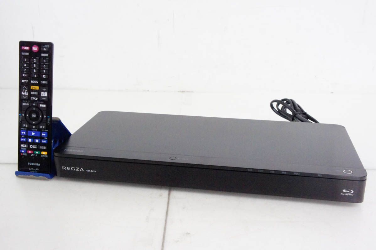 東芝TOSHIBA ブルーレイレコーダー DBR-Z420 Wチューナー レグザブルーレイ HDD1TB
