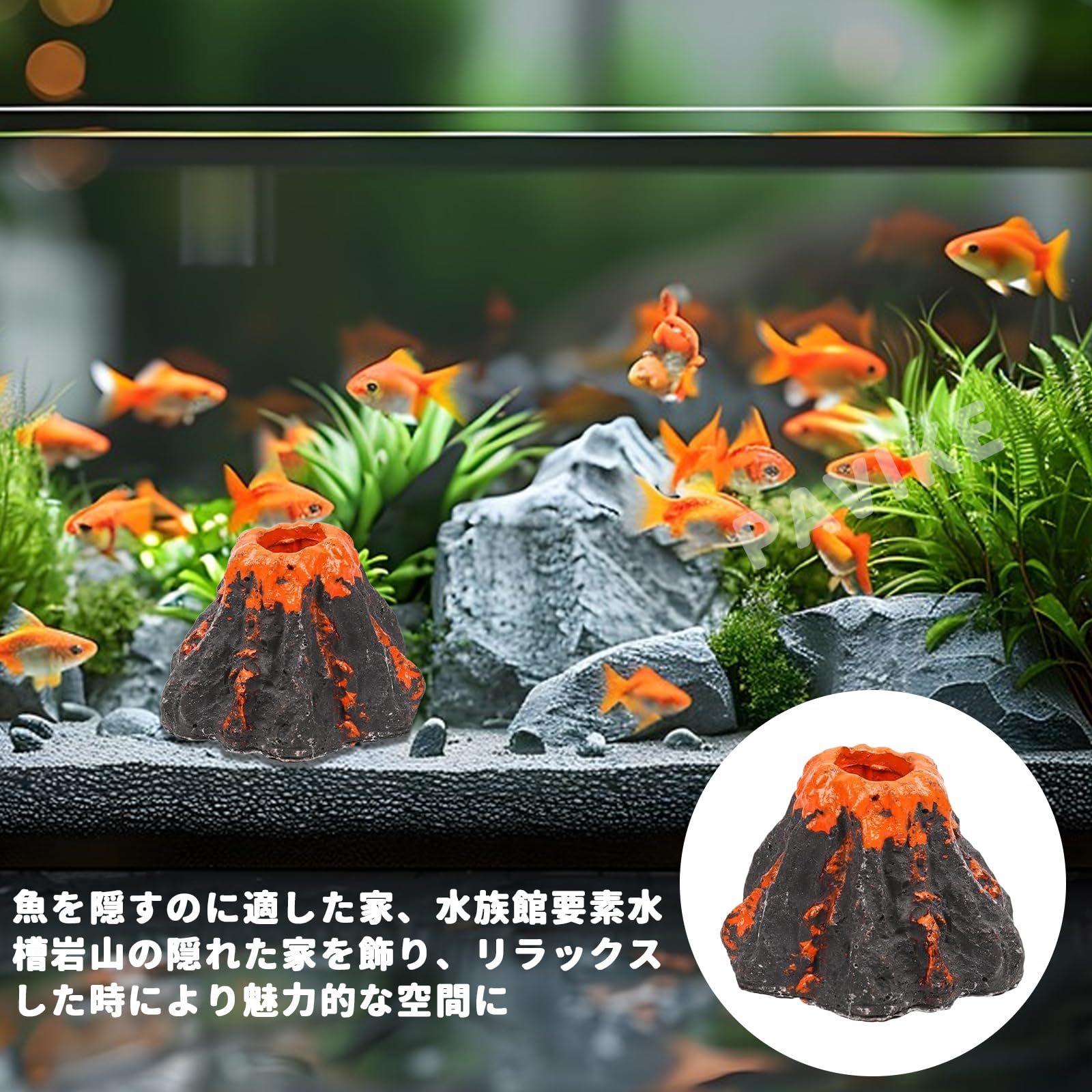 オフィス装飾 水槽ボックス装飾 水槽 魚タンク 小型魚タンク