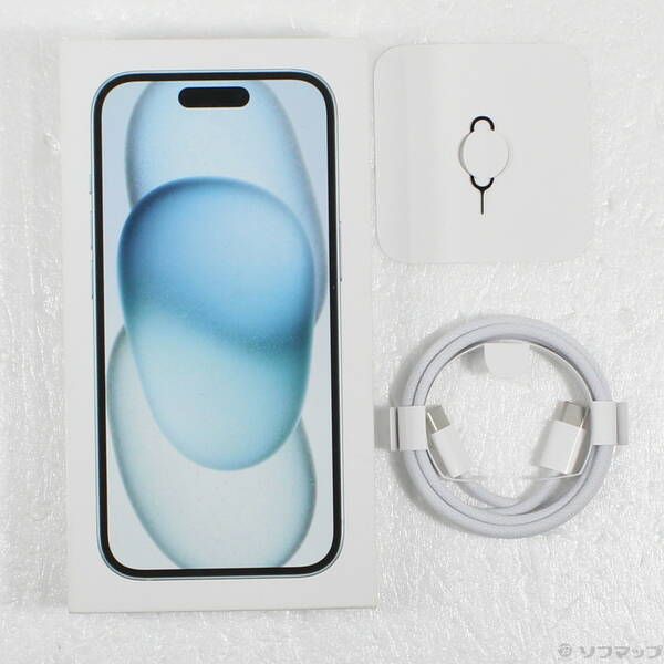 展示品】 iPhone15 128GB ブルー SIMフリー 中古品 iPhone15 128GB