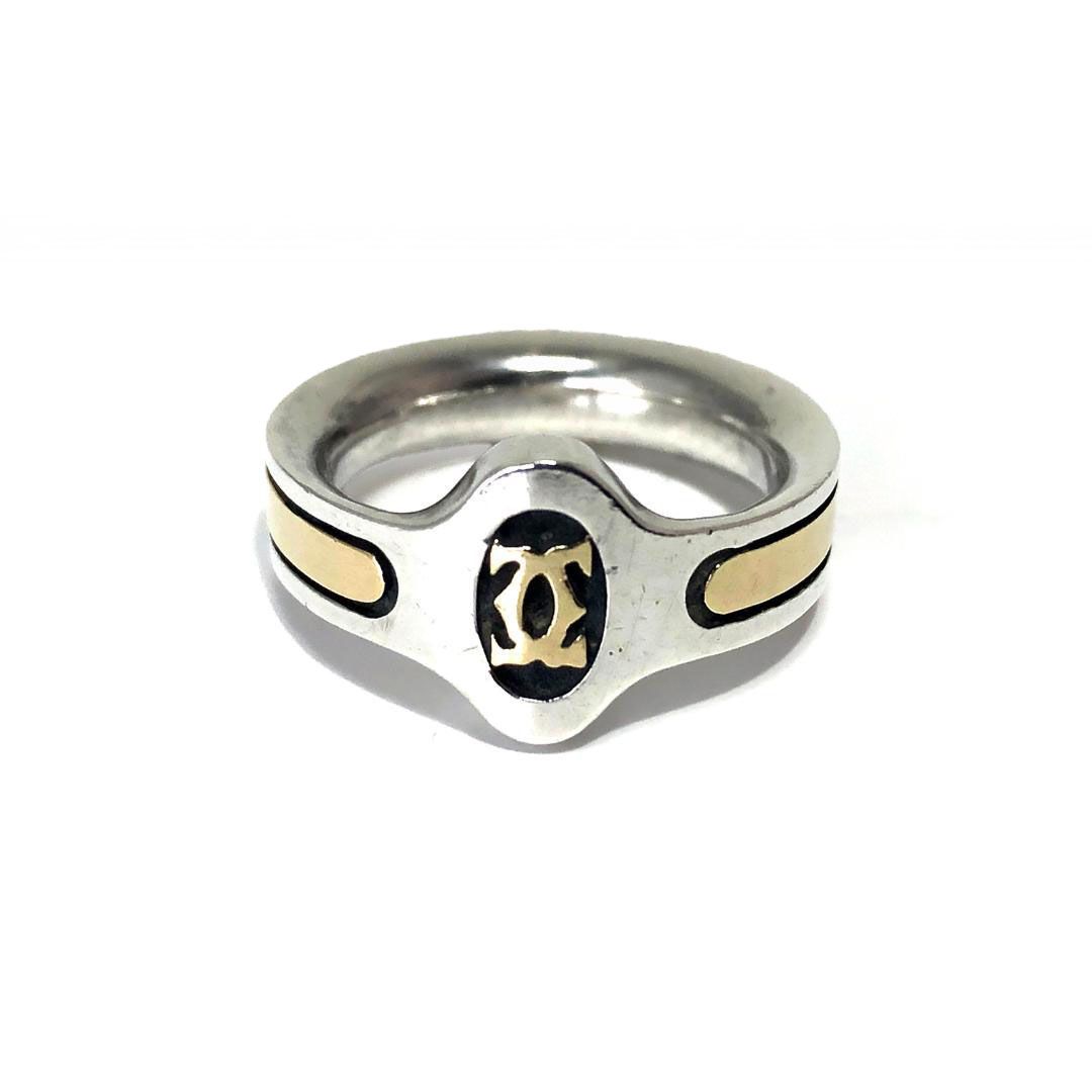 ヴィンテージ・希少】Cartier カルティエ／2C デザイン リング／／9号