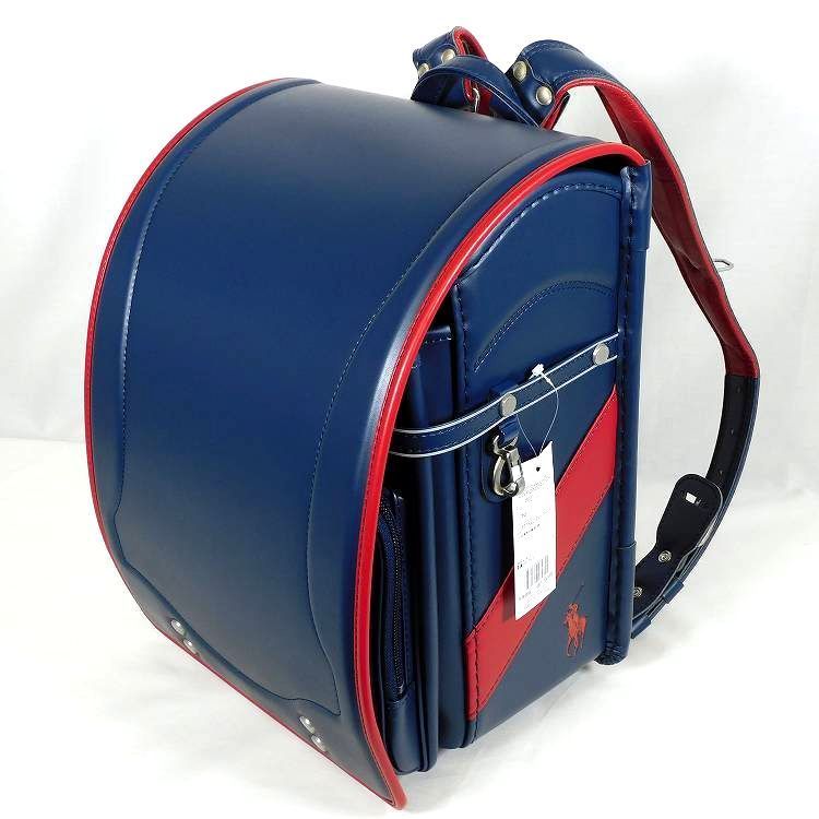 大人気 ラルフローレン ランドセル 男の子用 紺x赤 A4フラット スポーツコレクション POLO RALPH LAUREN 定価88 000円