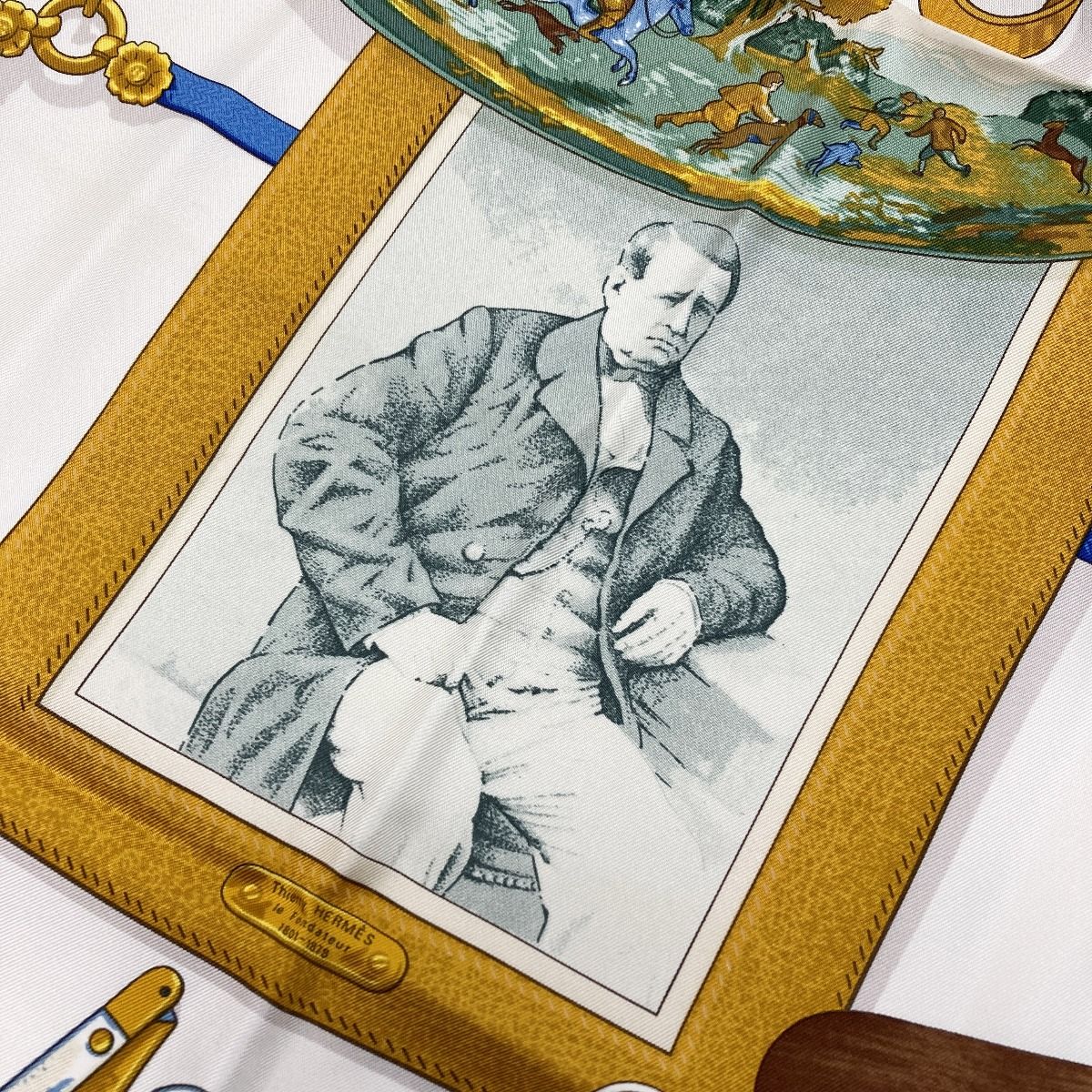 HERMES エルメス カレ90 Memoire d'Hermes エルメスの思い出 シルク