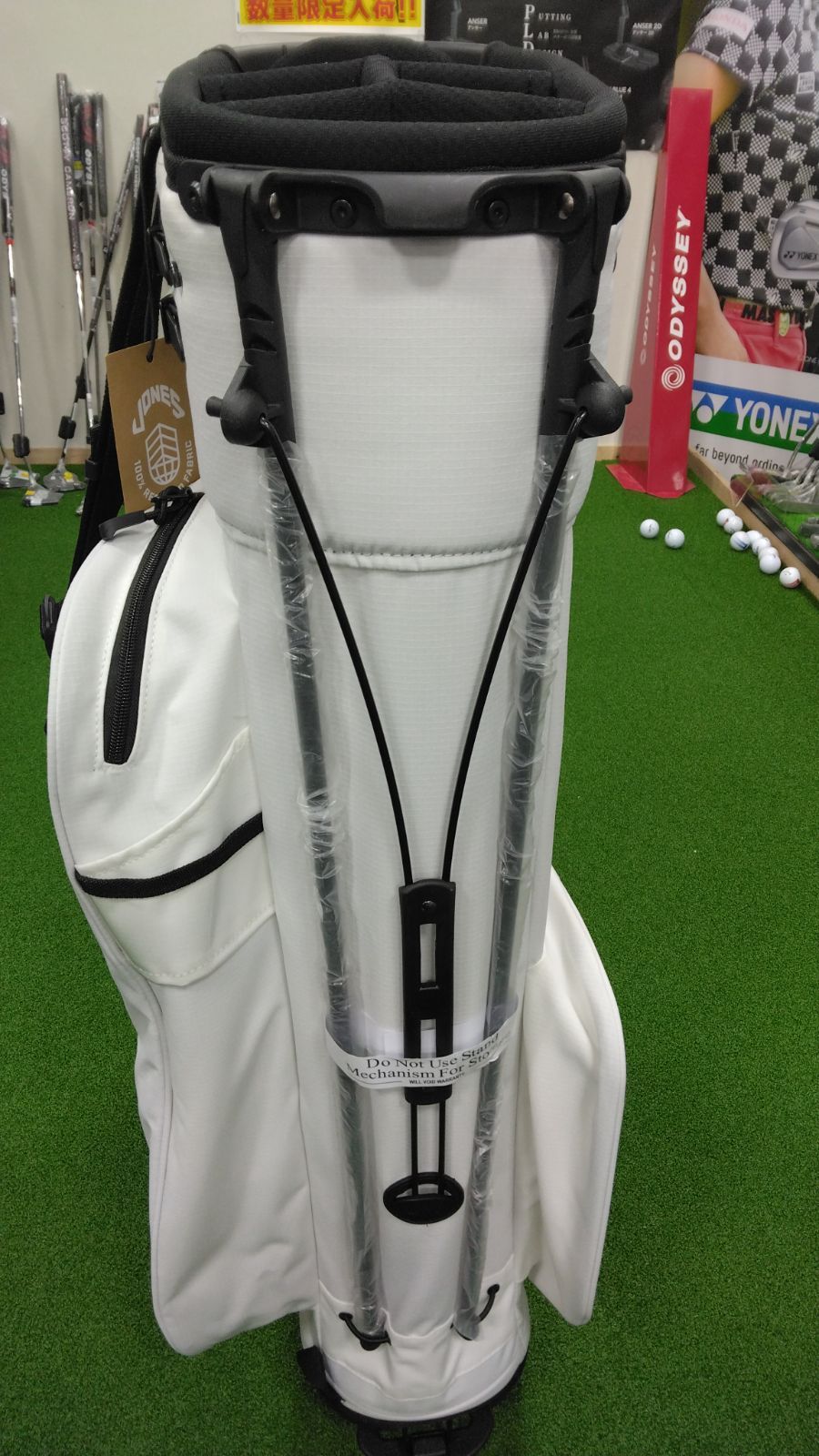 CB JONES ジョーンズ Trouper R ホワイト キャディバッグ 8.5