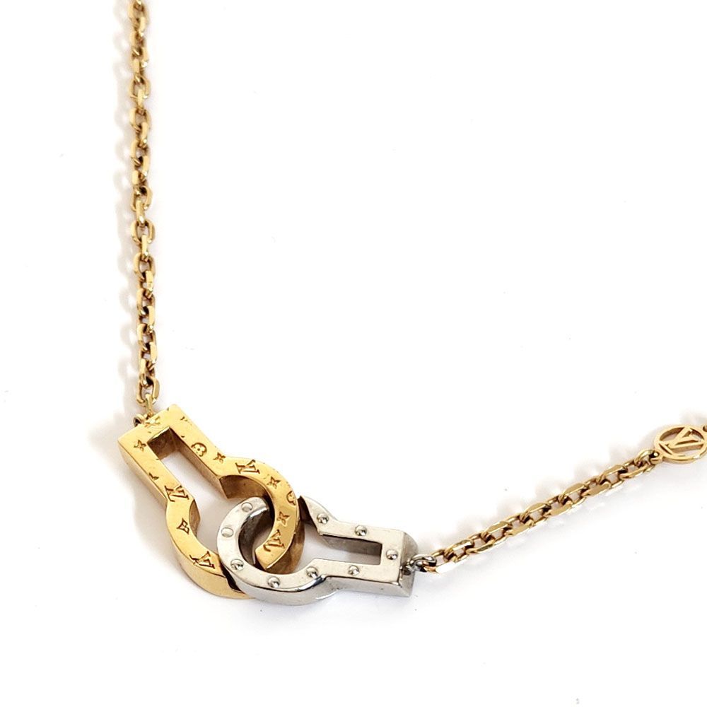 ルイヴィトン コリエツインロックス M64887LE1117 ルイヴィトン LOUISVUITTON コリエ・ツインロックス ネックレス