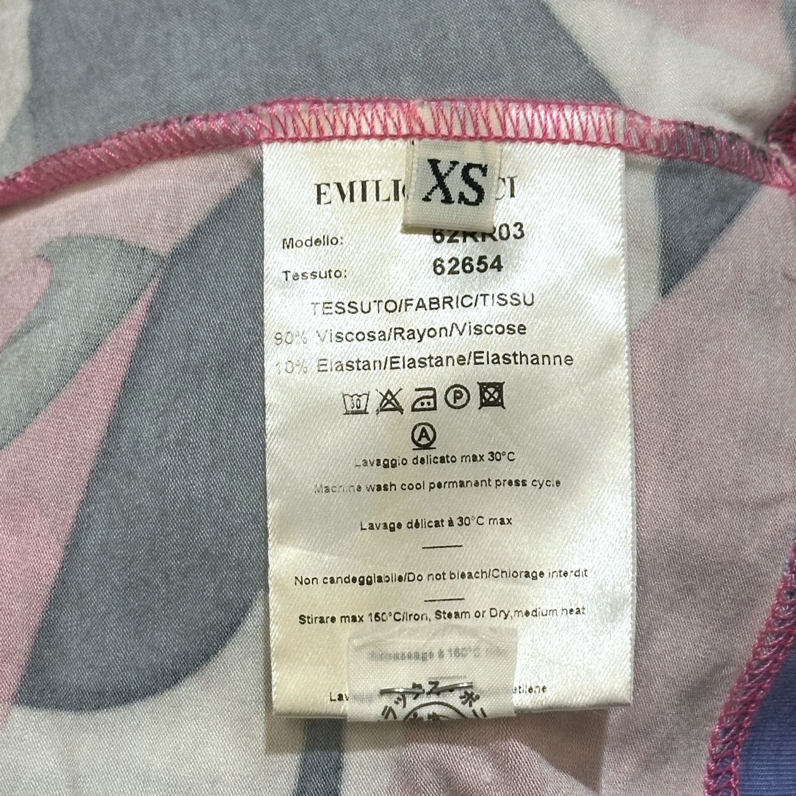 EMILIO PUCCI シルクノースリーブチュニック エミリオプッチの