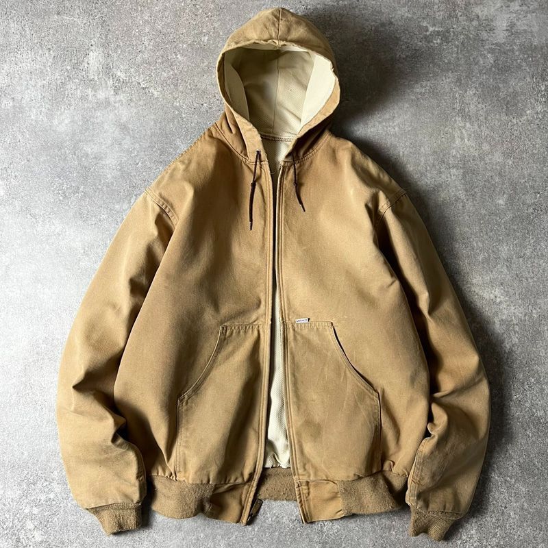 80s 90s USA製 Carhartt サーマル ライナー付き ダック アクティブ ジャケット XXL / 80年代 90年代 アメリカ製  ビンテージ カーハート パーカー - メルカリ