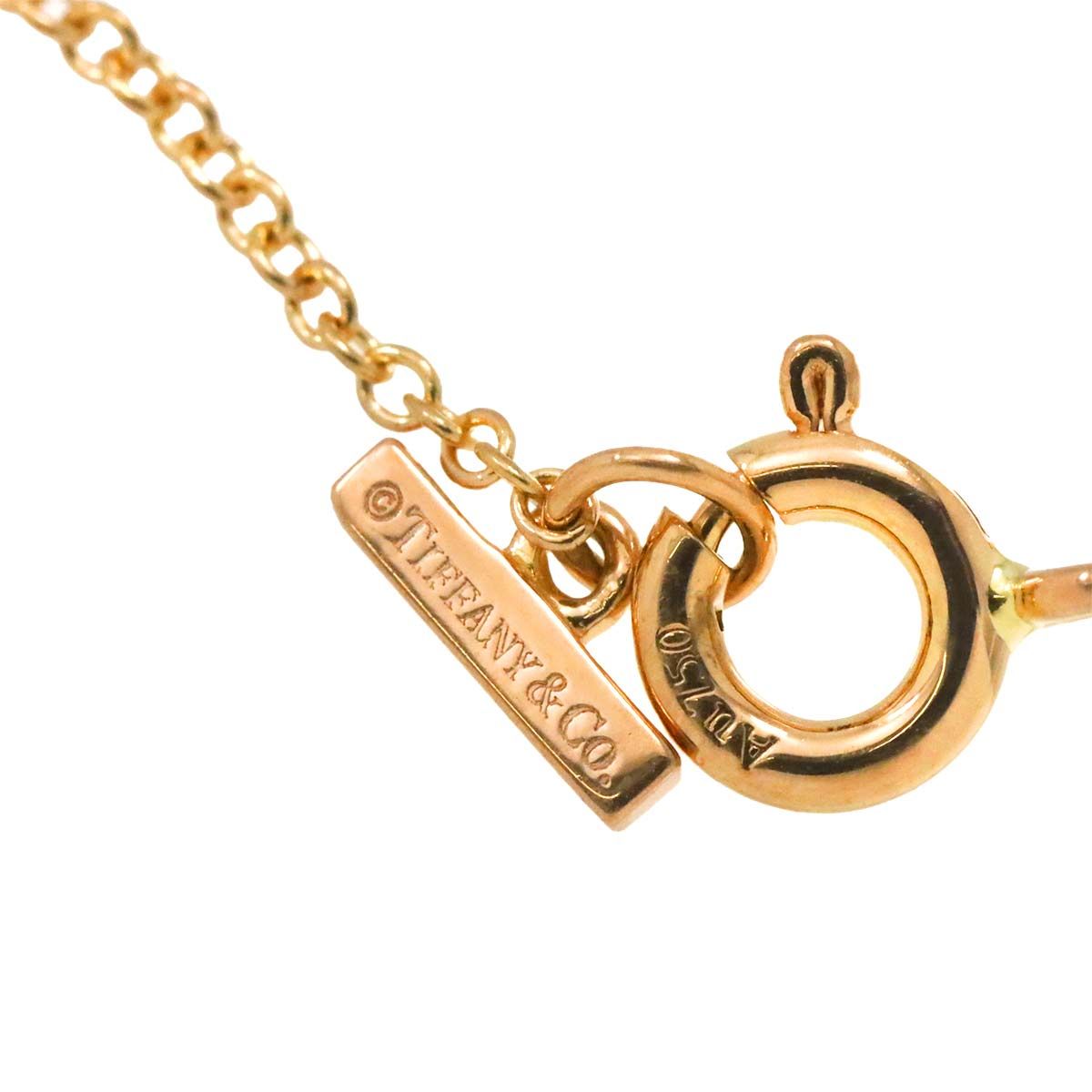 Tiffany&Co. ティファニー チェーンネックレス 艶消し 46cm K18YG 