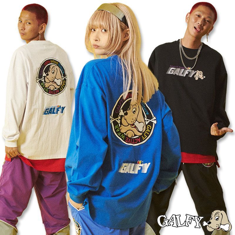 ガルフィー ダメージロンT GALFY ガルフィー Tシャツ メンズ レディース 長袖 トップス