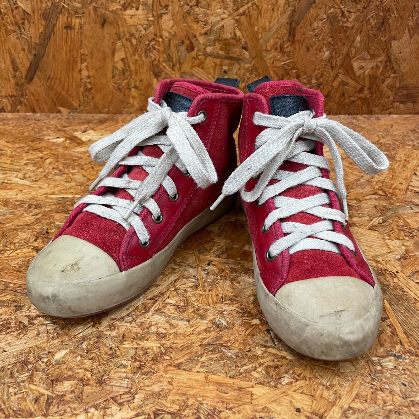 POLO Ralph Lauren ハイカットスニーカー キッズ 18.5cm レッド ポロ 