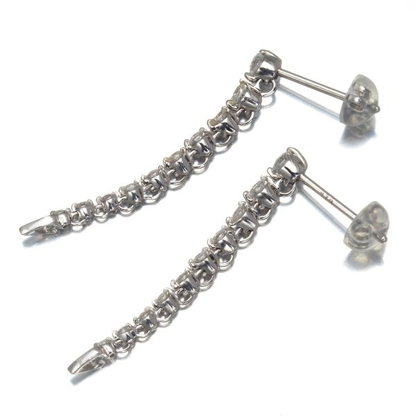 ダイヤ ダイヤモンド 0.70ct 10P ハート 揺れる ピアス Pt900 #168800  