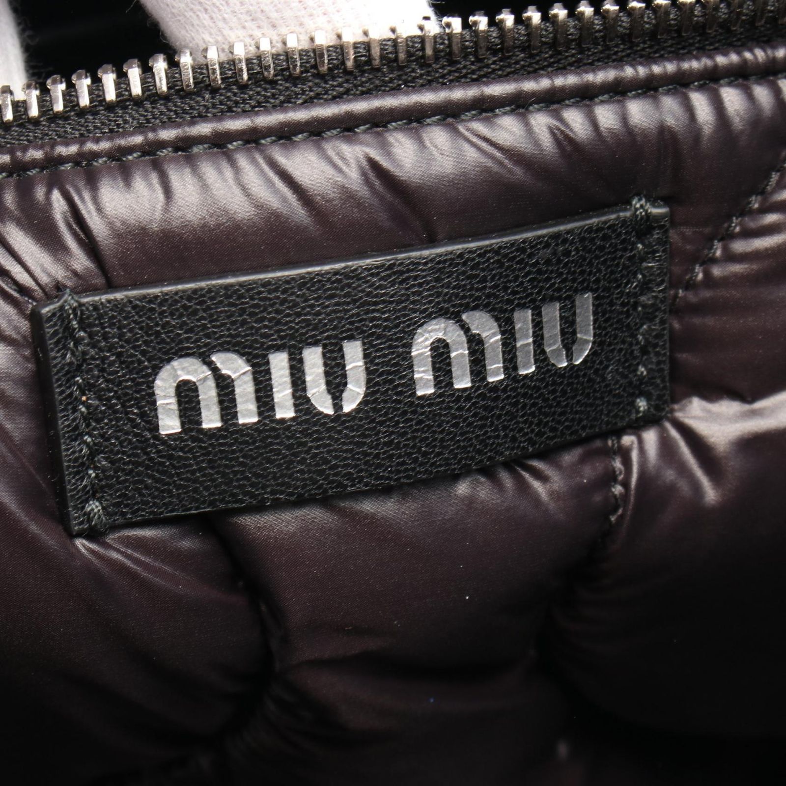 ミュウ ミュウ Miu Miu トートバッグ パデット キルティング