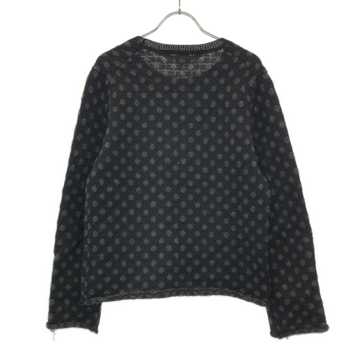 コムデギャルソン ウィンドウペン パワーショルダー 変形 ニット トップス 黒 JUNYA WATANABE COMME des GARCONS 【値下げ】JUNYA CDG