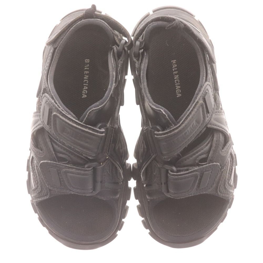 お見逃しなく！ バレンシアガ サンダル シューズ 靴 マジックテープ スポーティ キッズ 18cm ブラック 【激安通販】