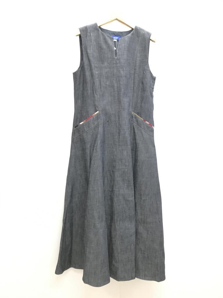 BLUE LABEL CRESTBRIDGE ブルーレーベルクレストブリッジ ワンピース デニムワンピ ノースリーブ 送料込み 38 973220