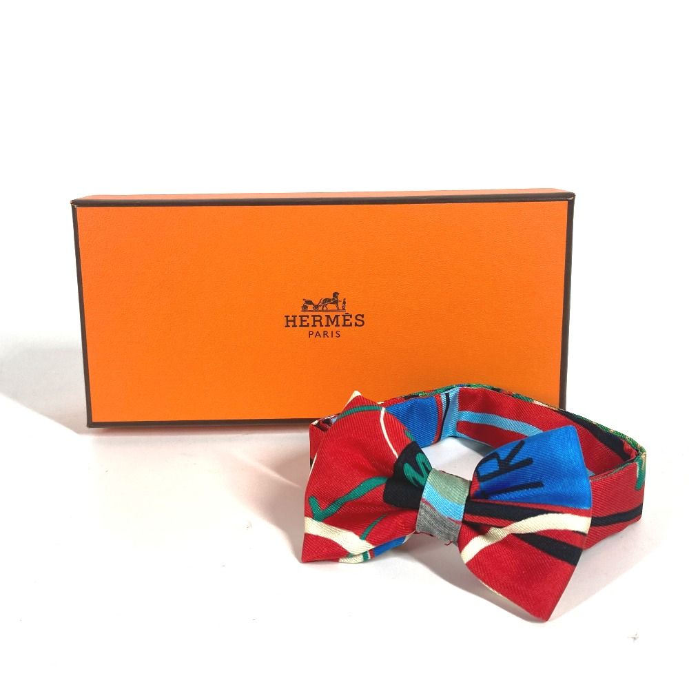 HERMES エルメス 蝶ネクタイ ヌーパピヨン シルク - メルカリ