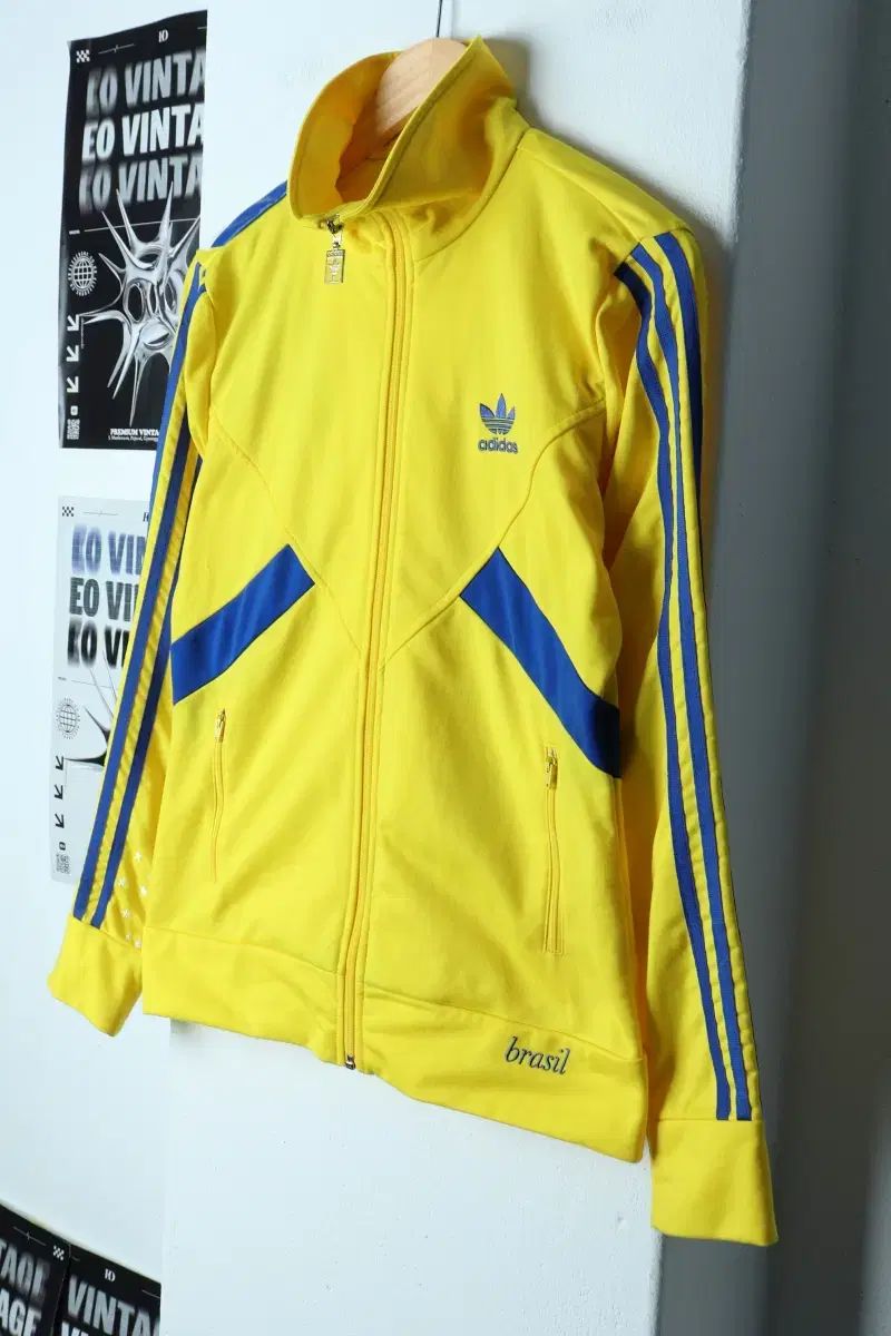 W L-XL adidas アディダス ジップアップ ジャージ トラックジャージ ブラジル 韓国国家代表 モデル-15477