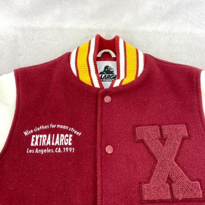 【L】 X-LARGE エクストララージ スタジャン 101214021004 XLARGE 全3色 エクストララージ スタジャン OG VARSITY JACKET