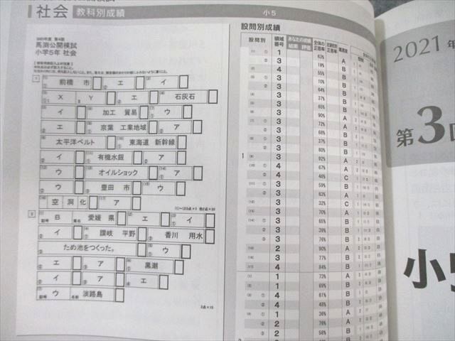 馬渕教室 公開模試 過去問題集 第1〜6回 I〜III 国語/算数/理科/社会 通年セット 2020 計12冊 065R2D 馬渕教室 小6 第1〜6回 公開模試過去問題集 I〜