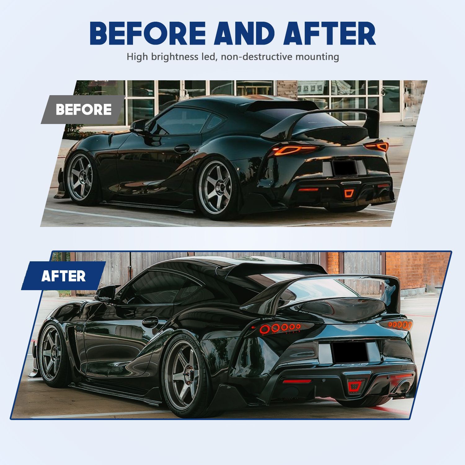 LED改装A91GR流光ターンシグナルテールライトユニット