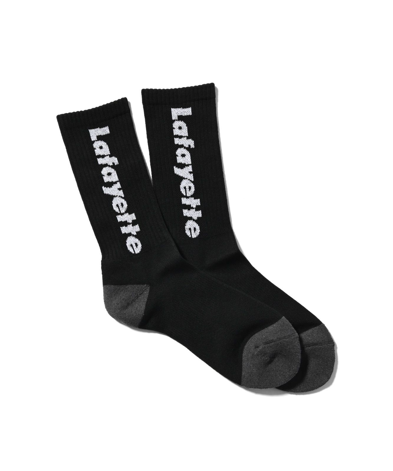 LFYT エルエフワイティー Lafayette LOGO CREW SOCKS ソックス LA242101 BLACK ¥2750 ＋ 送料¥600
