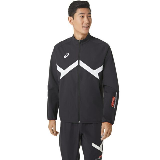 asics アシックス A-I-M STRETCH CLOTH JACKE パフォーマンスブラック 3XL 2031D991 1 | スポーツ メンズ 3XL ブラック 黒 服 衣類 衣料品ウェア ウエア アウター ストレッチクロスジャケット ジャケット ジ