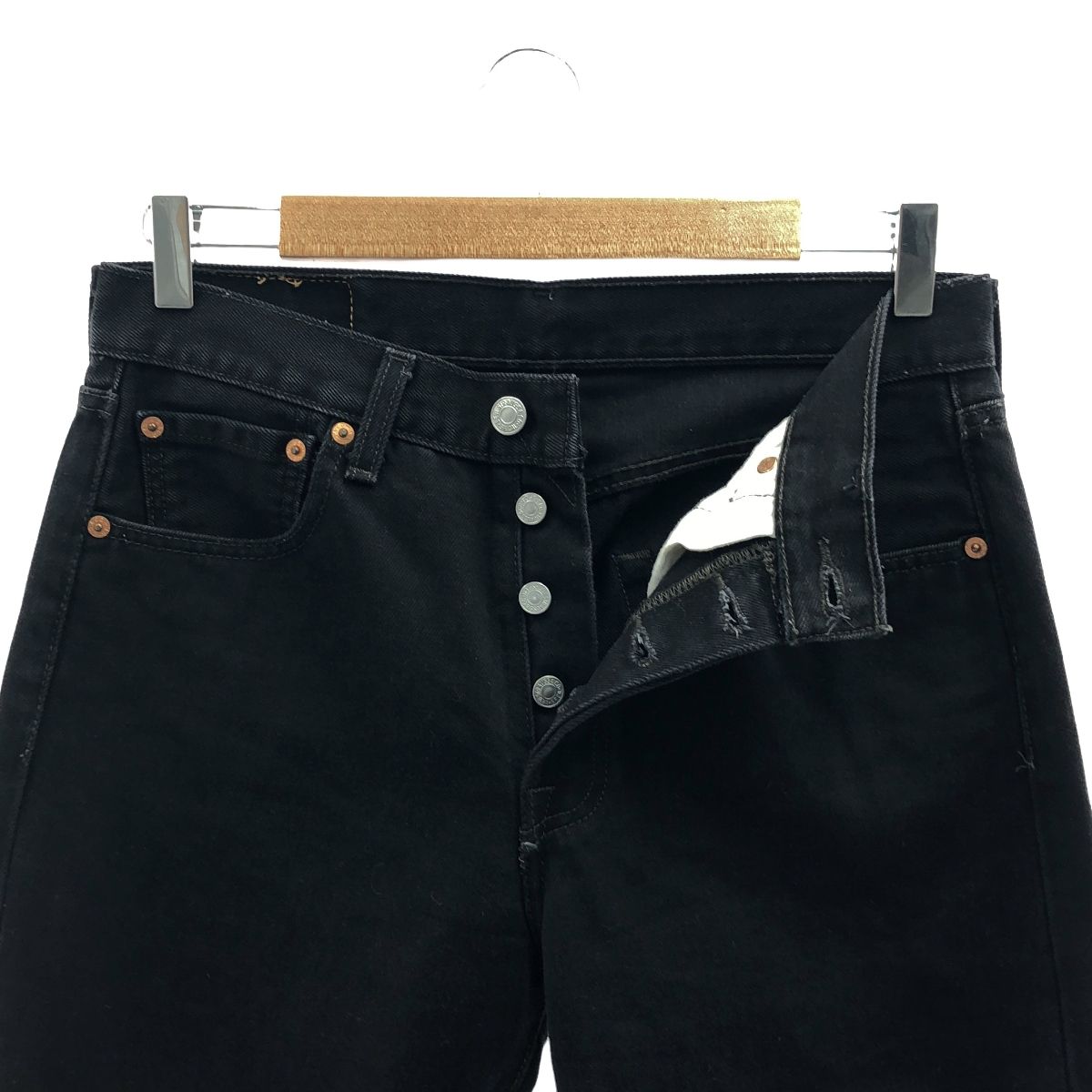 Levi's 501XX 古着　ブラックデニム　リーバイス ビンテージ】【USA製】【LEVI'S】【リーバイス】【501】黒【ブラック