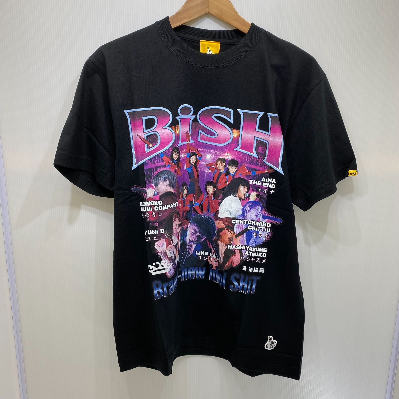 期間限定‼️超希少‼️BiSH FR2 コラボ　Tシャツ BiSH x #FR2 コラボTシャツ 半袖 Mサイズ ブラック - メルカリ