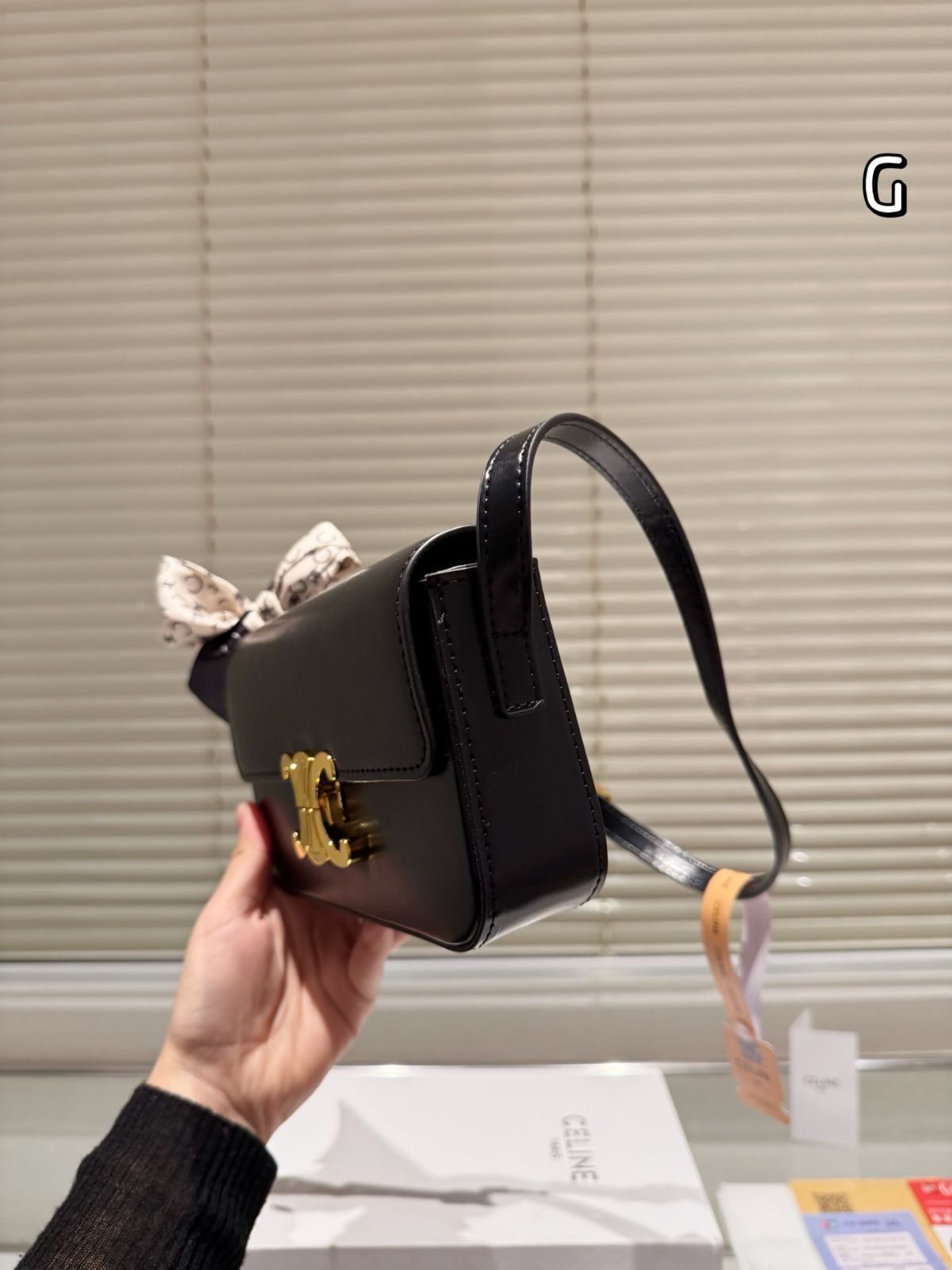 CELINE トリオンフ 楽天市場】Celine セリーヌ Box Chain Cuir Triomphe Shoulder