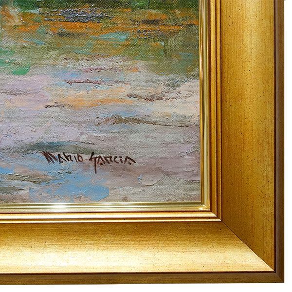 MARIA GARCIA 風景画 油彩画 F20 ◎ 油彩画 「ヴェネチア」 マリオ