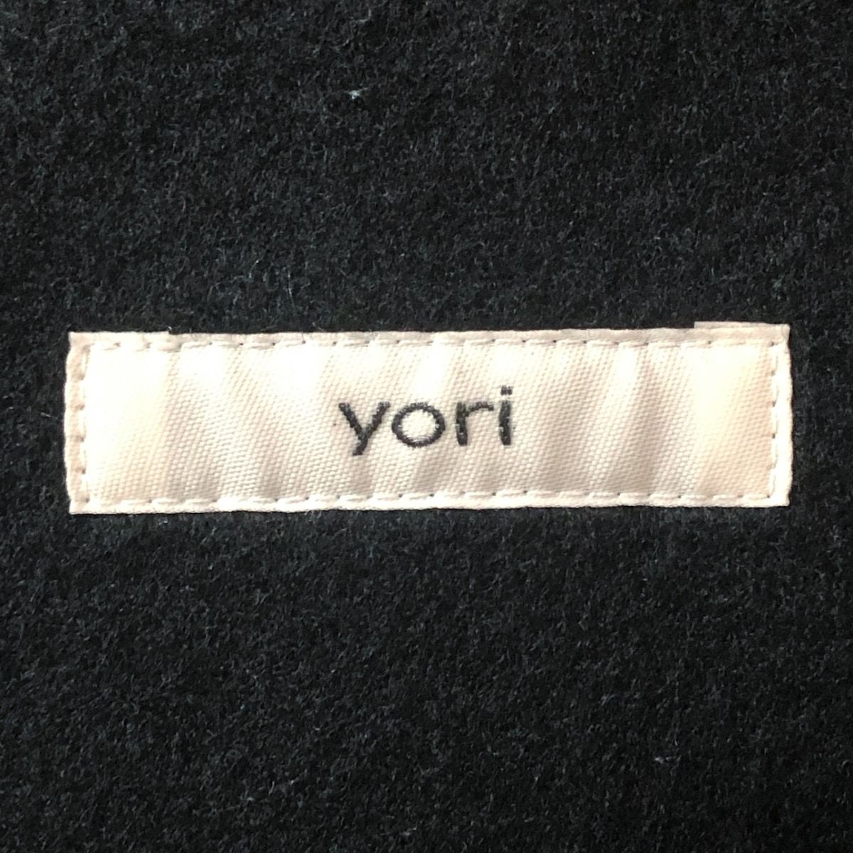 yori(ヨリ) コート サイズF レディース - 黒 長袖/冬 - メルカリ